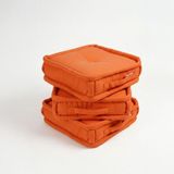 Yer Minderi 45X45X14 cm Oturma Minderi Bahçe Minderi Balkon Takımı Minderi (Kremit) - Çok Renkli - Standart