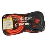 Yerli Akü Takviye Kablosu 5,30 Metre 2000 Amper Kalın Kablo Özelliği ile Güçlü Performans