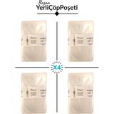 Yerli Çöp Poşeti Korbell 15/16L Uyumlu Yerli Bebek Bezi Çöp Poşeti 4lü - Beyaz