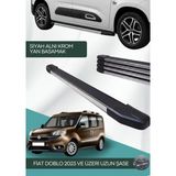 Yerli Fiat Doblo 2023 ve Üzeri Uzun Şase Model Alüminyum Araç Yan Basamak