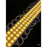 Yerli Lamba Parmak LED Modül 3led Lensli 140 Lümen Amber Turuncu 20Lİ