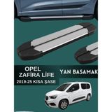 Yerli Opel Zafira Life 2019-2025 Model Kısa Şase Uyumlu Araç Yan Basamak