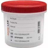 Yerli Patoloji Numune Saklama Spesmen Kabı 250 Ml 50 Adet