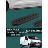 Yerli Renault Trafik 2001-2023 Model Uyumlu Uzun Şase Araç Yan Basamak