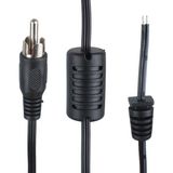 Yerli Üretim 1.2 Metre Tos Rca Konnektörlü Uydu Santralleri Için Yedek Adaptör Kablosu