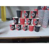 YERLİ ÜRETİM 150 Adet 7 Oz Karton Bardak Ekonomik Paket Tek Kullanımlık Kağıt Bardak Sıcak & Soğuk Uyumlu