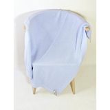 Yerli Üretim 80X100 Selanik Örgü Unisex Bebek Triko Battaniye - Yumuşak ve Nefes Alabilir - Mavi - 0 - 3 Yaş