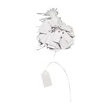 Yerli Üretim Küçük Boy Beyaz Renk 2 /1 Cm 80 Adet Karton İpli Fiyat Etiketi Çok Renkli