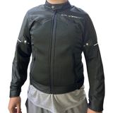 Yerli Üretim Motosiklet Yazlık Mont Ce Onaylı Omuz Dirsek Koruması Soft Sırt Koruma Bordo - 2XL - Haki - Yeşil
