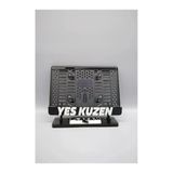 Yes Kuzen 3D Kabartmalı Beyaz Pleksi Motor Plakalı