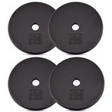 Yes4All 1 "Dambıllar için Dökme Demir Ağırlık Plakaları - Standart Ağırlık Plakaları (Combo 3,4 kg x 4 adet), Z1ZJ