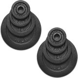 Yes4All 1,15 inç Dökme Demir Ağırlık Plakası - Halter Kolu, Kuvvet Antrenmanı ve Halter (Set) için İdeal