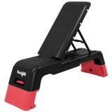 Yes4All Çok Fonksiyonlu Fitness Aerobik Adım Platformu/Aerobik Güverte, Ev Spor Salonu için Ev Basamaklı Egzersiz Tezgahı (Kırmızı/Siyah)