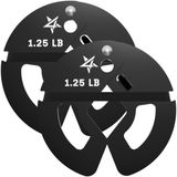 Yes4All Kesirli Ağırlık Plakaları Seti, Çelik ve Kauçuk Seçenekli, 0,57 kg, 1,13 kg veya 2,27 kg 2/4/6 Parça Seti, Dumbbell ve Olimpik Barbell Ağırlık Kaldırma için Mikro Değişim Plakaları