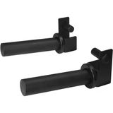 YES4ALL Olympische Hantelscheibenhalter Power Rack Aufsatz Für 5.1x5.1cm Power Rack - Passend 5.1cm Olympische Hantelscheiben