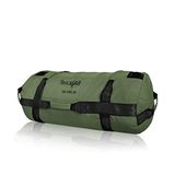 Yes4All RMEM Unisex Yetişkin Kum Torbası Ağırlıkları/Ağırlık Torbası Kum Torbaları, Fitness, Koşullama için, Ayarlanabilir Ağırlıklı Crossfit (Ordu Yeşili, D. Army Green-XL, (125-200 Lbs), (0-90 kg)