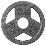 Yes4All Tri-Grip Kolları Olimpik Ağırlık Plakaları/Dökme Demir Ağırlık Plakaları, Halter Egzersizleri için Uygun, Güç, Esneklik Eğitimi