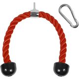 Yes4All Üniseks Yetişkin BK27 Triceps Halat, Ç. 91,4 cm, Ç. 91,4 cm Kırmızı, 91,4 cm