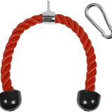 Yes4All Üniseks Yetişkin BK27 Triceps Halat, Ç. 91,4 cm, Ç. 91,4 cm Kırmızı, 91,4 cm
