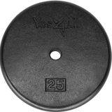 Yes4All Üniseks Yetişkin T7UN Dökme Demir, Dambıl Standart Ağırlık Diskleri için, Tekli, F. 11,3 kg – Tek Parça, 25 lbs