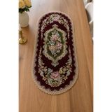 Yeshome Collection Royal Bouquet Şönilli Goblen 40X90 Oval Runner - Sehpa Örtüsü
