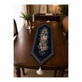 Yeshome Collection Vintage Bouquet 35x140 Püsküllü Dokuma Goblen Runner