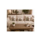 Yeshome Collection Vintage Bouquet Şönilli Goblen Kırlent Set 3 Parça – ( 2 x 45X45 + 1 x 30X45 )