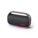YESIDO Çift 40W Güçlü Bluetooth Hoparlör – Derin Bas, IPX5 Suya Dayanıklı, 8000mAh Uzun Pil Ömrü, TWS Eşleştirme, RGB Işık, 3 EQ Modu, YSW31, Siyah