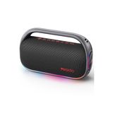 YESIDO Çift 40W Güçlü Bluetooth Hoparlör – Derin Bas, IPX5 Suya Dayanıklı, 8000mAh Uzun Pil Ömrü, TWS Eşleştirme, RGB Işık, 3 EQ Modu, YSW31, Siyah