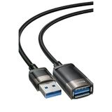 Yesido Gs26 1.5M Usb To Dişi Usb 480 Mbps Data Aktarım Hızlı Dönüştürücü Kablo Siyah