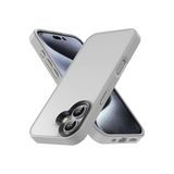 YESIDO İphone 16 Plus Kılıf Mat Smoth Touch Kamera Yükseltili Metal Çerceveli Hassas Butonlu Premium Kapak, Titanyum Gri, Tek Ebat, pc14-on6plus-gri
