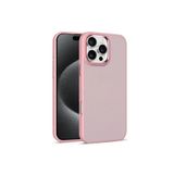 YESIDO İphone 16 Pro Max Kılıf Mat Smoth Touch Kamera Yükseltili Metal Çerceve Hassas Butonlu Premium Kapak, Pembe, Tek Ebat, pc14-16promax-PEMBE