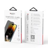 Yesido iPhone 16 Pro Yesido 5D Hayalet Cam Ekran Koruyucu - Siyah