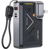 Yesido YP89 10.000 Mah Magsafe Uyumlu Powerbank 22.5W Pd + 15W Kablosuz Hızlı Şarj | Standlı 5’i 1 Arada - Siyah