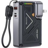 Yesido YP89 Akım Korumalı ve Standlı 10.000 Mah 5in1 22.5W Pd ve 15W Kablosuz Hızlı Şarj Destekli Magsafe Powerbank - Siyah