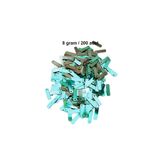 Yeşil 15 X 5 Mm Dantel Oya Yazma Halhal Abiye Lazer Kesim Pul 200 Adet / 8 Gram