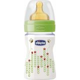 Yeşil 150 ml Kaucuk Biberon, Bebekler Için Güvenli ve Konforlu Tasarım - Ahşap