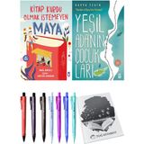 Yeşil Adanın Çocukları ve Kitap Kurdu Olmak İstemeyen Maya 2'li Set - Kalem