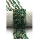 Yeşil Akik Doğal Taş Dizi 6 X 8 Mm Mercimek Kesim