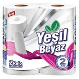 Yeşil Beyaz 2'li Kağıt Havlu