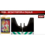 Yeşil-Beyaz Fosforlu Paçalık Çamurluk Tozluk