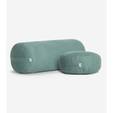Yeşil Bolster & Meditasyon Minderi