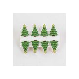 Yeşil Çam Ağacı Mandal 2,5X3,5Cm 8Li