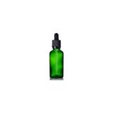 Yeşil Cam Şişe 50 ml Cam Damlalık