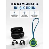 Yeşil Çanta Charm Saat ve Kablosuz Bluetooth Kulaklık Ikili Kampanya Seti Günlük Kullanım - Belirtilmemiş