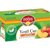 Yeşil Çay, Şeftali Aromalı, 12 Kutu - 1 kg