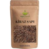 Yeşil Çaycım Birinci Sınıf Kiraz Sapı Çayı, Yağ Yakma ve Etkisi, %100 Doğal, El Yapımı, 25GR. - Bitki Çayı
