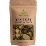 Yeşil Çaycım Defne Yaprak Yeşil Çay Harmanı Zengin Antioksidan Kaynağı %100 Doğal El Yapımı, 100GR - Bitki Çayı