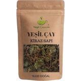 Yeşil Çaycım Kiraz Sapı Rize Yaprak Yeşil Çay, Harmanı ve %100 Doğal, El Yapımı 100 gr - Bitki Çayı
