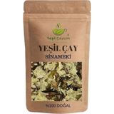 Yeşil Çaycım Sinemaki Yaprak Yeşil Çay Harmanı Zengin Antioksidan Kaynağı %100 Doğal El Yapımı, 100GR - Bitki Çayı